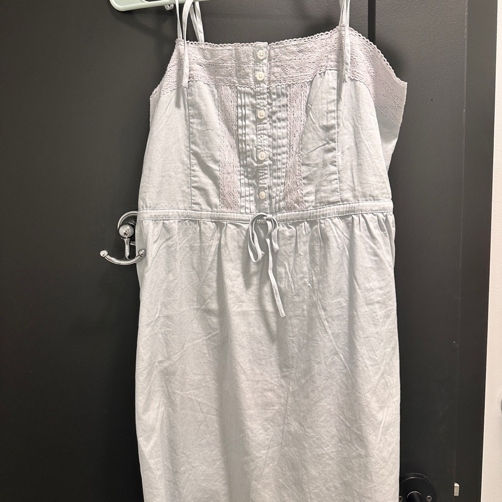 Light Gray Sleeveless Dress